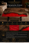 Crimson Edge Coffee Table IEC/CT-2026-0002