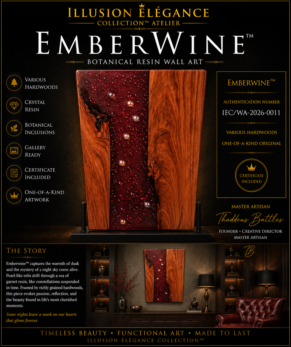 Ember Wine Mixed Media IEC/WA-2026-0011