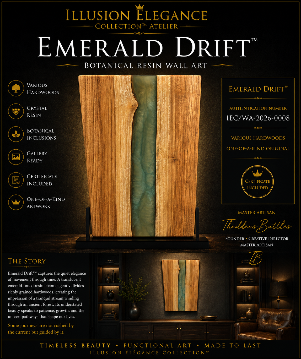 Emerald Drift Mixed Media IEC/WA-2026-0008