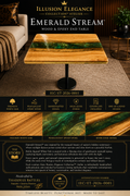 Emerald Stream End Table IEC/ET-2026-0001