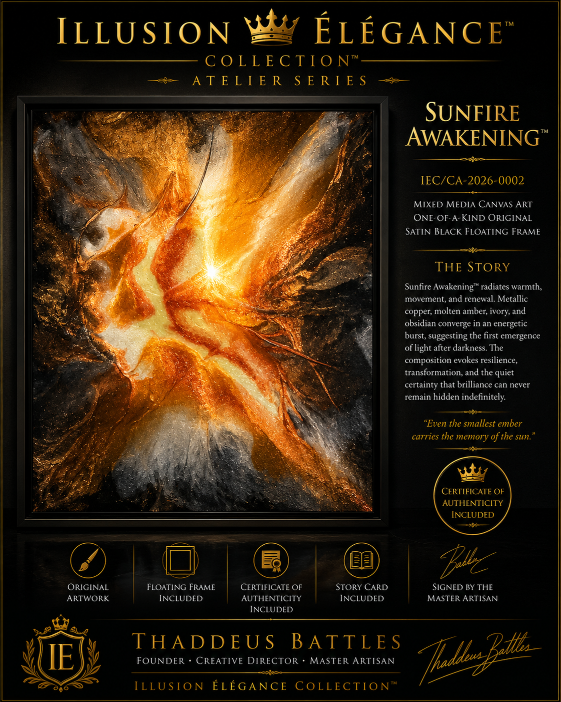 Sunfire Awakening Mixed Media IEC/CA-2026-0002