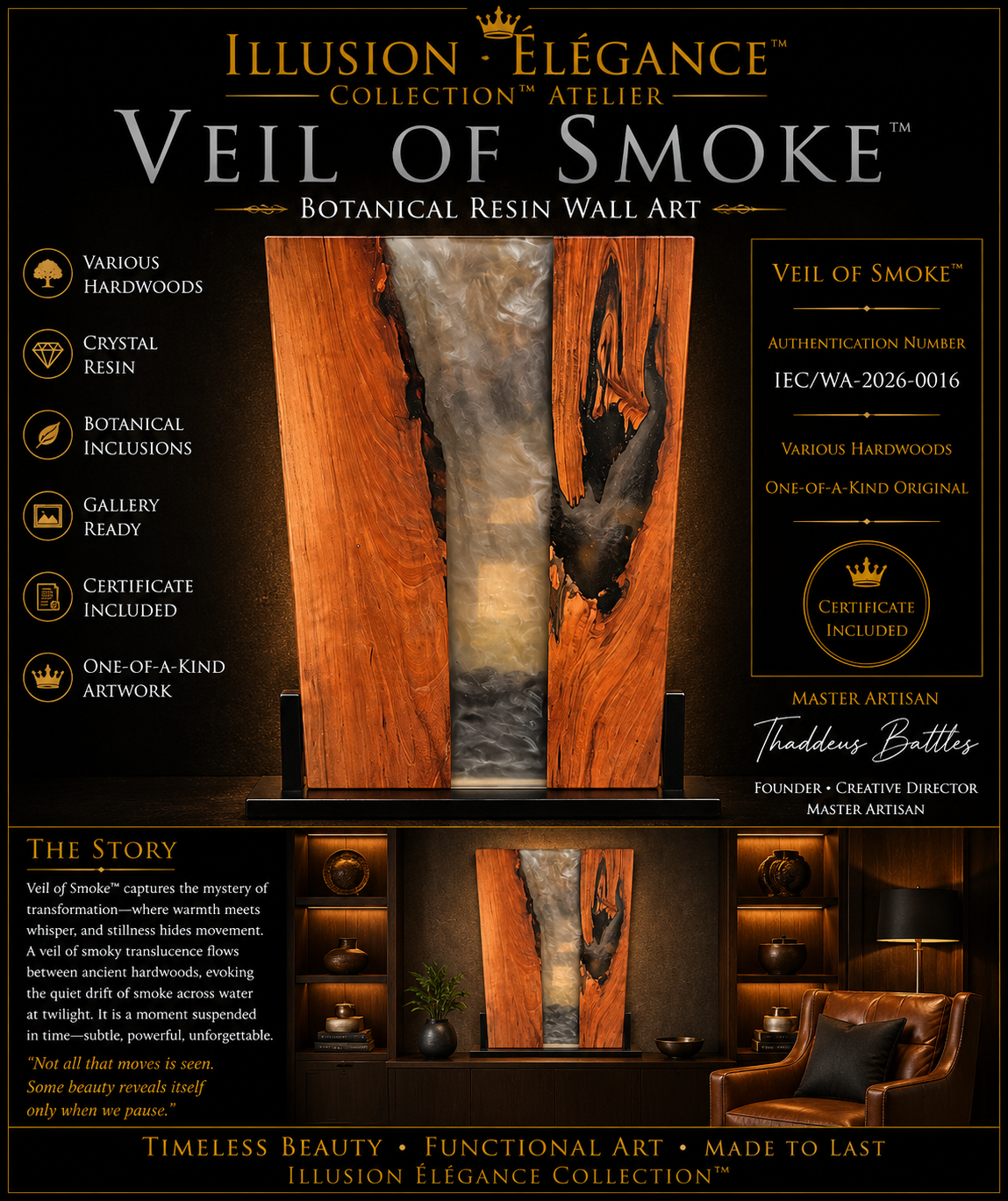 Veil of Smoke Mixed Media IEC/WA-2026-0016